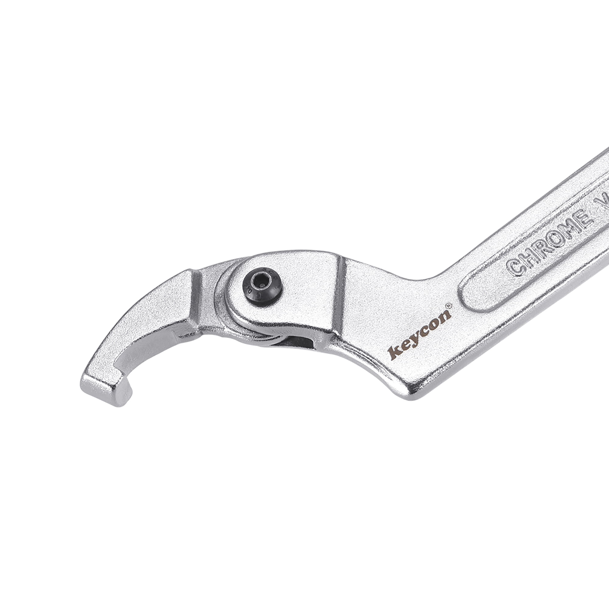 Square Nose Utoolmart C Spanner Tool Chrome Vanadium Adjustable Hook Wrench 1 1/4-3 Inch 32-76mm 1pcs 