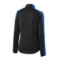 thumbnail image 6 of Port Authority Ladies Active Colorblock Soft Shell Jacket L718 - Deep Black/ True Royal - M, 6 of 6