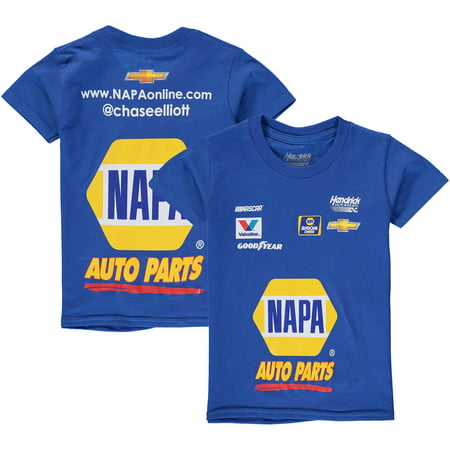 Chase Elliott Hendrick Motorsports Team Collection Youth NAPA Uniform T-Shirt - Royal