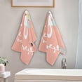 thumbnail image 4 of Happy Easter Rabbit in Egg Hand Towel Absorbent Bath Towels for Bathroom Sports Gym 28" x 14" Set of 2, 4 of 8
