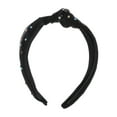 thumbnail image 3 of Unique Bargains 1 Pc Cute Colored Diamond Knotted Headband Headbands for Women Black, 3 of 5