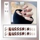 thumbnail image 2 of 24pcs Long/short Press On Nails Cute Checkerboard Design Fake Nails Full Coverage, 2 of 4