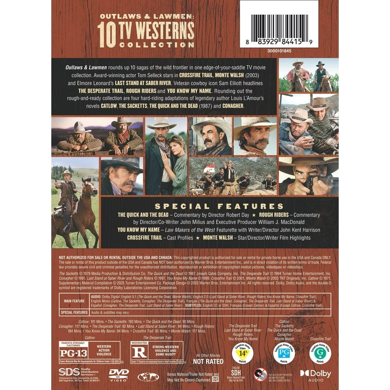 Outlaws & Lawmen - 10 TV Westerns Collection (DVD), Western