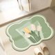 thumbnail image 2 of Alfombrillas antideslizantes para baño, alfombrillas absorbentes para puertas de baño domésticas, alfombrillas suaves de barro de diatomeas fáciles de secar, 2 of 6