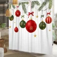 thumbnail image 2 of Tchckioa Christmas Shower Curtain for Bathroom,Waterproof Hooks Bath Curtain Decor,72x84 Inch, 2 of 6