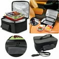 thumbnail image 6 of ACDANC 12V Portable Car Food Warmer Small Oven Microwave Self Heating Lunch Bag Electric Food Warmer Lunch Box for Meals Reheating & Food Cooking (Black), 6 of 7