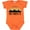 Orange, variant on Inktastic Fort Worth Texas Skyline Retro Boys or Girls Baby Bodysuit