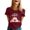 Wine, variant on Merry Christmas Tshirts Women Short Sleeve Casual Crewneck Cute Santa Claus Graphic Tees Holiday Party Tops