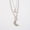 Silver, variant on Women's Silver Luna Layered Moon Pendant Necklace by Elsie & Zoey