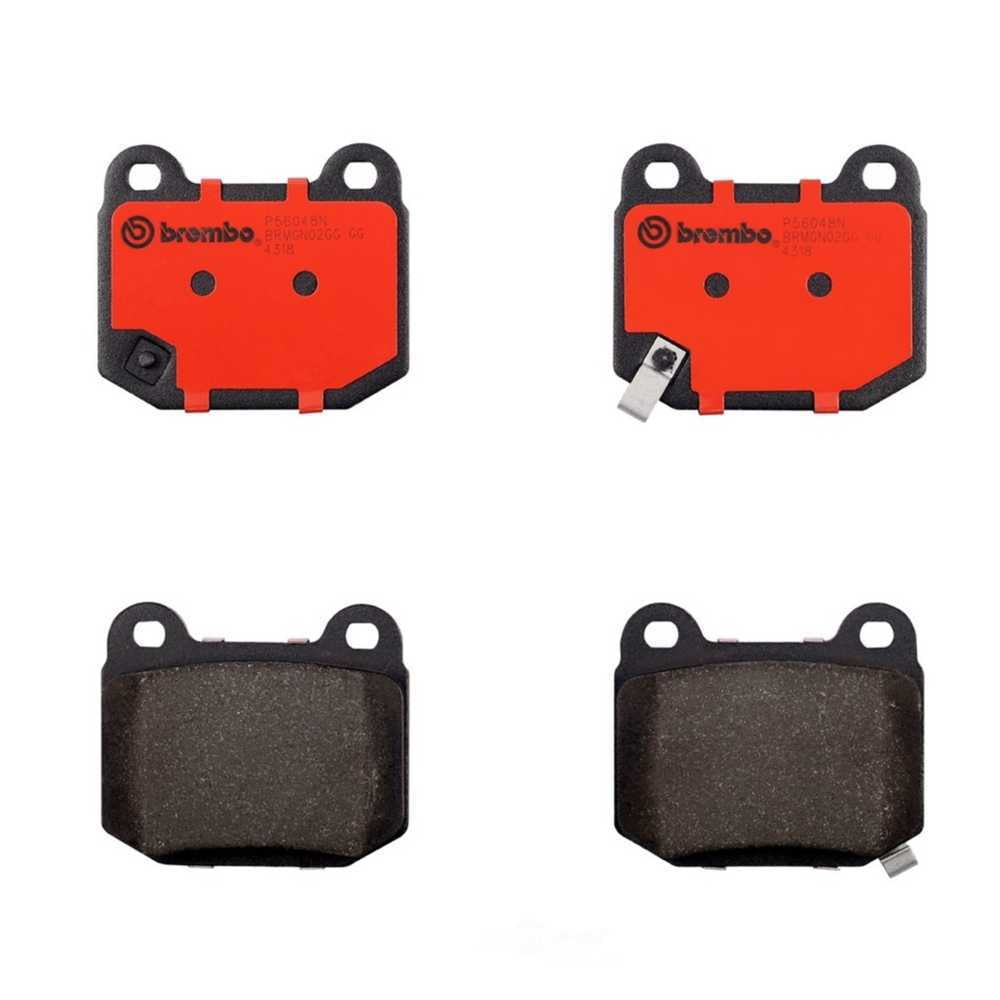 Brembo P56048N NAO BRAKE PADS Fits select: 2004 INFINITI G35, 2004 NISSAN 350Z ROADSTER
