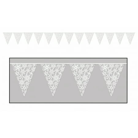 UPC 034689065975 product image for Snowflake Pennant Banner (Pack of 12) | upcitemdb.com