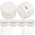 thumbnail image 1 of 6pcs Empty Refillable Cosmetic Jars Makeup Face Cream Jar Travel Lotion Container with Spoon(90ML), 1 of 4