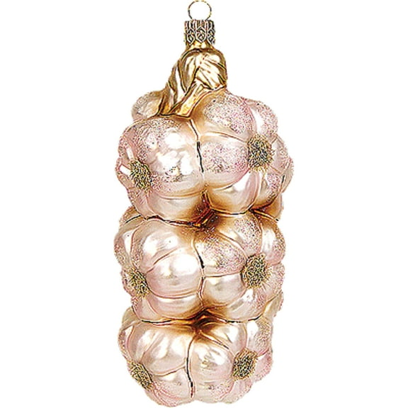 Bunch of Garlic Polish Mouth Blown Glass Christmas Ornament Tree Decoration