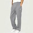 thumbnail image 2 of Eltusu Boys Sweatpants, Straight Legs Fashion Elastic Waist Athletic Pants with Pockets Gray Size 8 T, 2 of 8