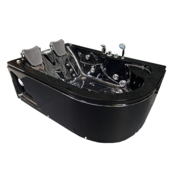 Hot Tub black 66.5″ x 45″ with Heater – Black Havana