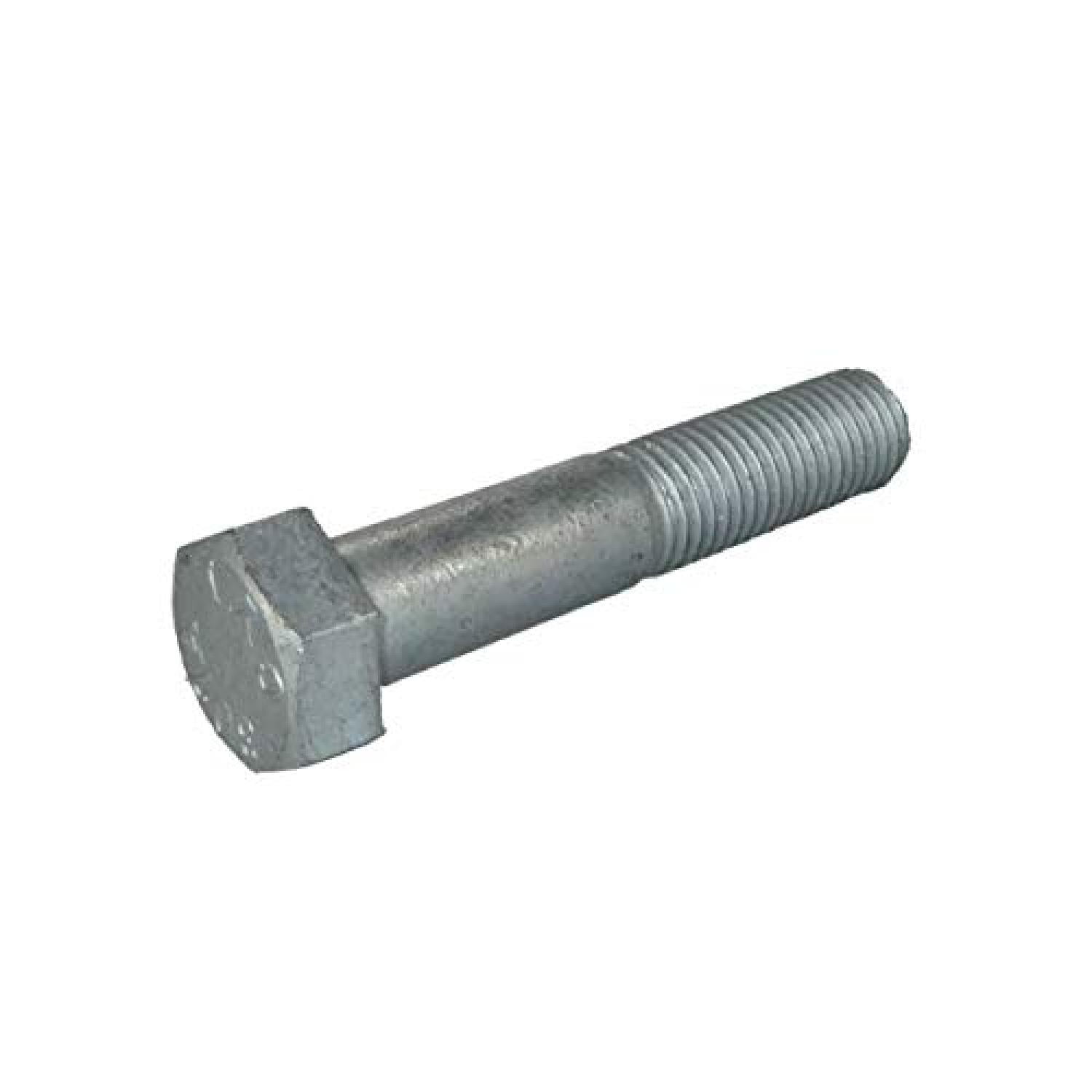 1/2 x 22" Hex Machine Bolt A307 Grade A Steel (Quantity 6) Hot Dipped
