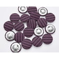 thumbnail image 4 of IBA Indianbeautifulart Black Headphone Travel Shirting Decorative Buttons For Sewing Crafting&nbsp;Handmade Button Canvas Fabric Buttons 25 Mm Pack Of 50, 4 of 7