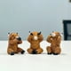 thumbnail image 1 of CaiYueKe 3 Pcs Highland Cattle Statue Figurine Set Farm Animal Decor Resin Sculpture Home Desk Tabletop Decoration Gift for Cow Lovers Ranch Western Theme, 1 of 5