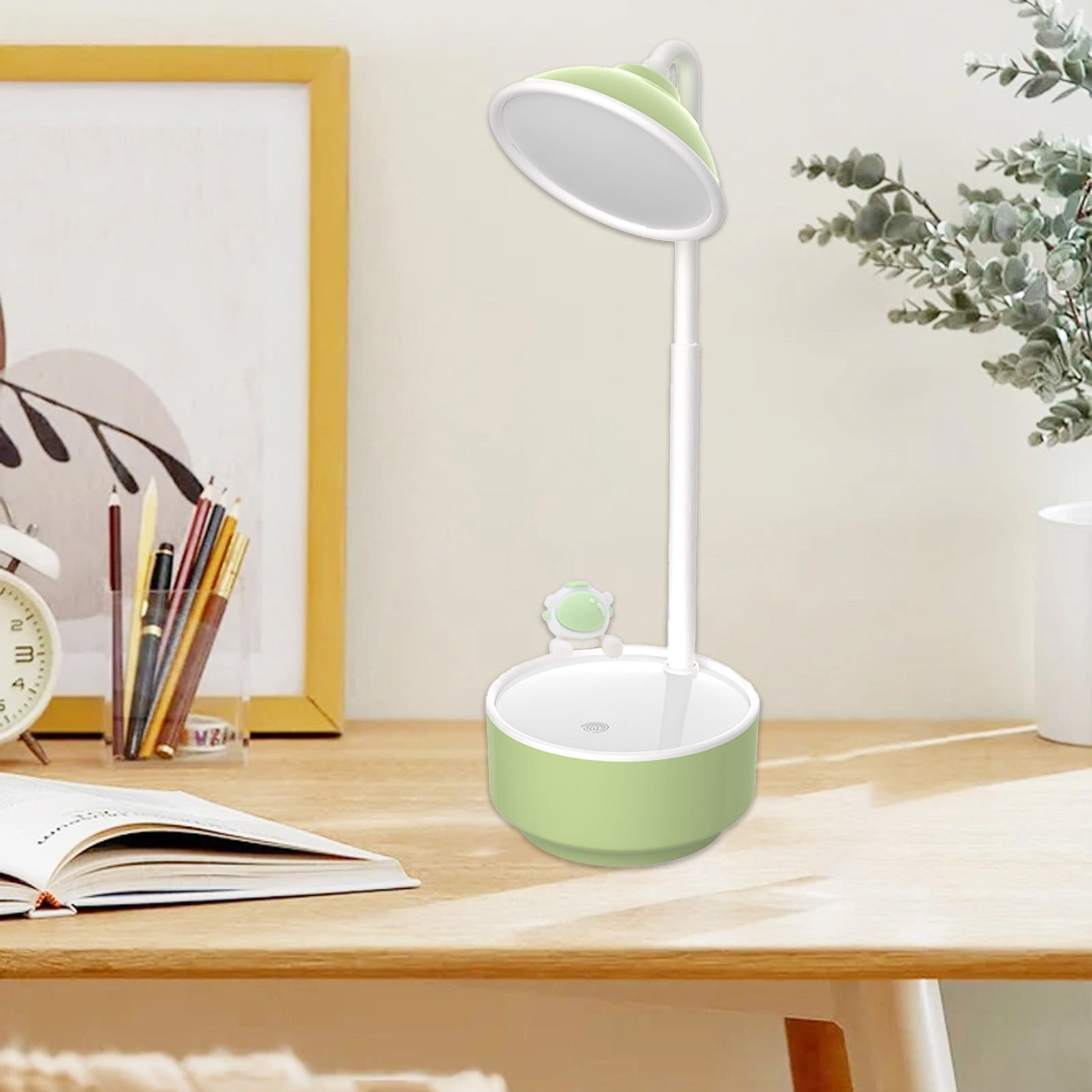 Zxsyw Rechargeable LED Desk Lamp with Adjustable Brightness