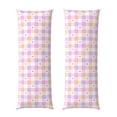 thumbnail image 1 of Balery Heart Buffalo Plaid Funda Protectora para Almohada Corporal de Algodón Hipoalergénico con Cierre(55 x 21 pulgadas), Almohadas No Incluidas, 1 of 7