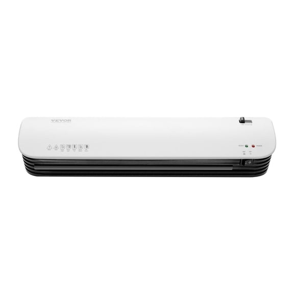 Laminator Machine, Thermal Laminator for Max A3 Paper Size, 2-3 min Quick Warm Portable Laminator, 3-5 mil Thickness, Ideal for Home, Office, Business, or School Supplies, White   Black