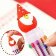 thumbnail image 4 of LAJFDIA Christmas Gift Cute Cartoon Christmas 10 Color Ballpoint Pen, Multicolor Ballpoint Pen 10 Colors Retractable Ballpoint Pens, Creative Hand Account Pen, 4 of 15