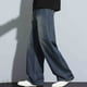 thumbnail image 4 of Pantalones largos de moda para hombre, casuales, de color sólido, con bolsillos y cremallera, cintura elástica, de poliéster., 4 of 5