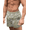P Green Plam Leaf, variant on Men Bathing Suit Swimwear Square Leg Chubbies Sexy Elastic Board Short