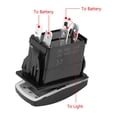 thumbnail image 2 of Qiilu 5Pin Laser Lighted Whip Rocker Switch On-Off LED Light 12V-20A 24V-10A ,Whip Rocker Switch, 5Pin Whip Rocker Switch, 2 of 8