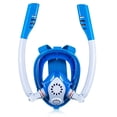 thumbnail image 3 of Máscara de separación de respiración Cara completa Tubo doble Unisex Niños Accesorios de natación Hugtrwg Para Estrenar, 3 of 9