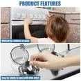 thumbnail image 1 of EIMELI Kitchen Stove Knob Covers Universal Clear Gas Electric Oven Protection Locks Oven Knob Lock Security Switch Protective Cover for Baby Toddlers 6 Pcs, 1 of 8