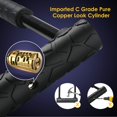 thumbnail image 3 of Candado en U para bicicleta, grillete con candado en U para bicicleta de combinación resistente, cable de seguridad de 4 pies de longitud con soporte de montaje resistente y llave, candados seguros pa, 3 of 5