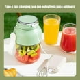 thumbnail image 5 of Electric Citrus Juicer 28 Oz, Multifunctional Large-Capacity Wireless Portable Juicer Cup, 2025 New Portable Electric Citrus juicer, Travel Cold Press Juicer Bottle Cups, Fruit Squeezer, 5 of 7
