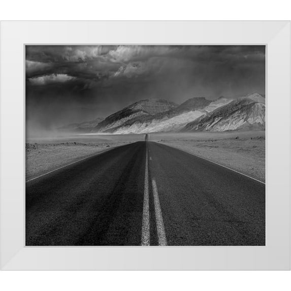 Darby, Rob 17x15 White Modern Wood Framed Museum Art Print Titled - Desert Highway
