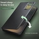thumbnail image 3 of QIALINO Compatible with Samsung Galaxy S25 Ultra Phone Case Visible Window Genuine Leather Flip Phone Protective Case, 3 of 5