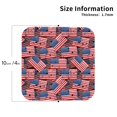 thumbnail image 2 of Kdxio America Flags1 Funny Coasters,4 Pcs Leather Coasters,Housewarming Gifts,Protect Furniture from Water Marks Scratch and Damage, 2 of 6