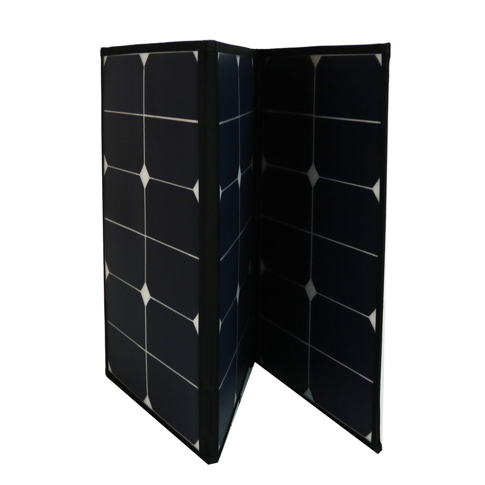 60 Watt Portable Foldable Solar Panel with Builtin Carrying Case