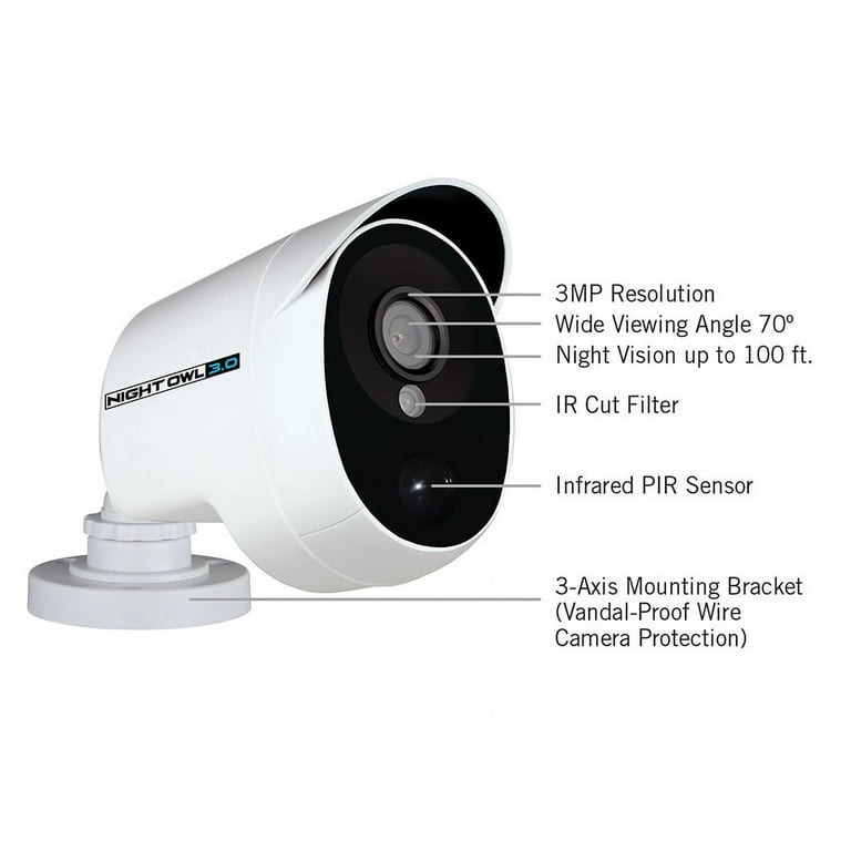 Night Owl Decoy Dome Camera 3d mon