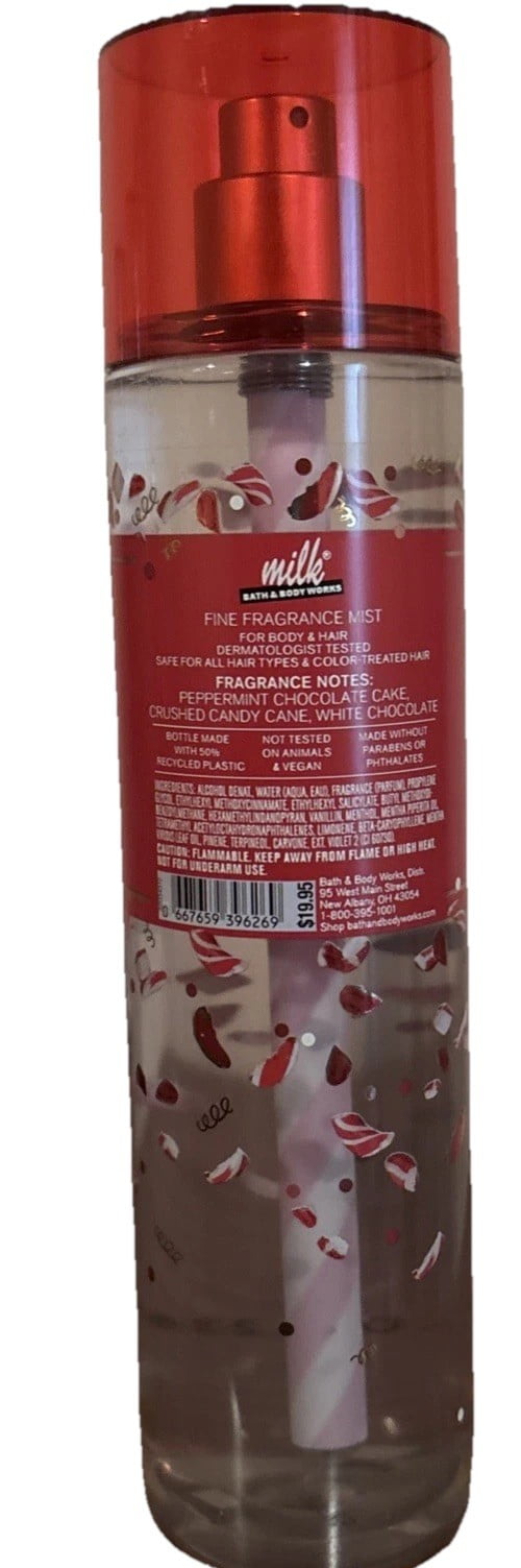 Bath & Body Works Milk Bar Mist Peppermint Bark Truffle 8 fl oz