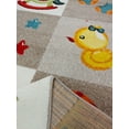 thumbnail image 3 of Boy and Girl Bedroom Modern Decor Area Rug and Carpet Collection For Kids and Children (3' 11" x 5' 3", Nursery Bedtime Teddy Bear), 3 of 3