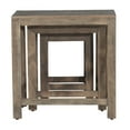thumbnail image 4 of Hillsdale  Furniture Wilkerson Wood 3 Piece Nesting Table Set, Brown - 24H x 22W x 16D, 4 of 10