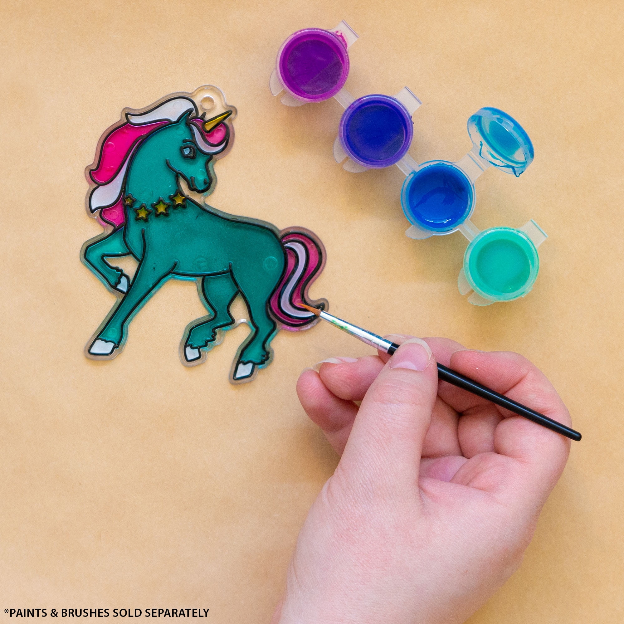 Hello Hobby Ready-to-Paint Unicorn Suncatcher