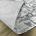 thumbnail image 5 of Ambesonne Summer Place Mats Set of 4, Surfer Woman in Ocean, Standard Size, Grey White, 5 of 6
