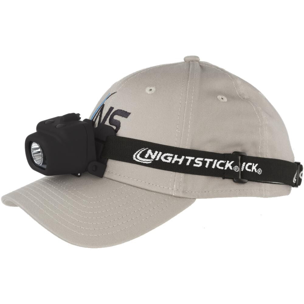 Nightstick NSP-4610 Non-Rechargeable Multi-Function LED Headlamp, White Spotlight, White, Red or Green Floodlight, 150 Lumens High Spotlight, IP-X7 Waterproof, Black