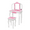 Pink: 1#, variant on SESSLIFE Kids Vanity Table and Chair, Children Vanity Set with Mirror, Makeup Dressing Table with a Drawer,Play Vanity Set for Girls, Blue and White