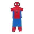 thumbnail image 1 of Pijama Spiderman Bebé 3 con Capucha Multicolor 2 Piezas, 1 of 3