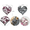 thumbnail image 5 of Womens Floral y Tone Crystal Rhinestone Insect Butterfly Love Flower Heart Brooch Pin, 5 of 5