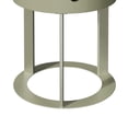 thumbnail image 3 of HLR Modern Round Wood Nightstand with Drawer, 2-Tier End Table for Living Room, Bedroom, Green, 3 of 7