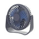 thumbnail image 2 of Ventilador de escritorio silencioso, recargable, para estudiantes, oficina, hogar, pequeño, portátil, mini ventilador USB, 2 of 7