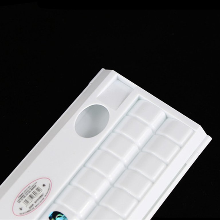 Empty Folding Watercolor Palette With 24 Wells & Large Mixing Area - Portable For Travel
